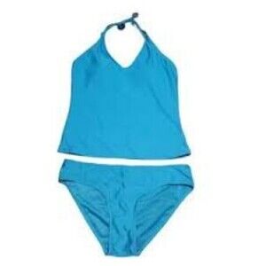 Bobbie Brooks Swimsuit For Womens Size Medium Color Blue 2pcs
